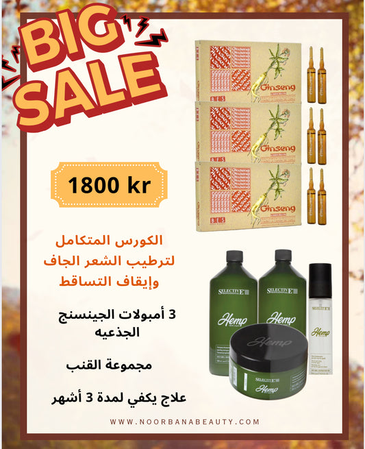 Intensiv hårbehandling – djupt fukt & mindre håravfall