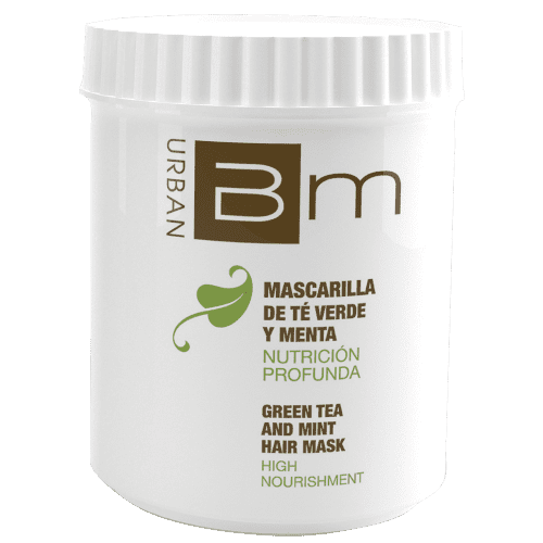 Shampoing et masque au thé vert et à la menthe